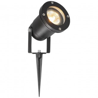 DE MARKT 808040201 | Titan-MW De Markt ubodne svjetiljke svjetiljka 1x GU10 430lm IP65 crno, prozirno
