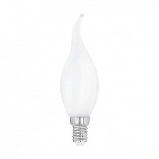 EGLO 110045 | E14 4W -> 40W Eglo dekorativna plamen FC35 LED izvori svjetlosti filament, milky 470lm 2700K 360° CRI>80