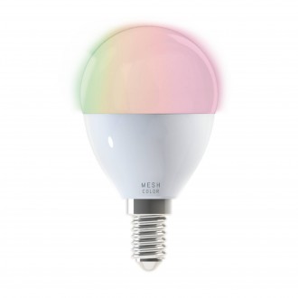 EGLO 11672 | E14 5W -> 38W Eglo mala kugla P50 LED izvori svjetlosti smart rasvjeta 400lm 2700 <-> 6500K jačina svjetlosti se može podešavati, sa podešavanjem temperature boje, promjenjive boje, može se upravljati daljinskim upravljačem CRI>80