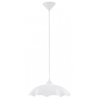 EGLO 13993 | Carola Eglo visilice svjetiljka 1x E27 bijelo, saten