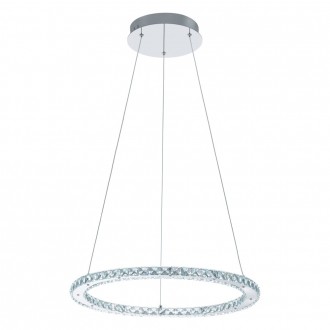 EGLO 31668 | Varazzo Eglo visilice svjetiljka 1x LED 2000lm 4000K krom, prozirna