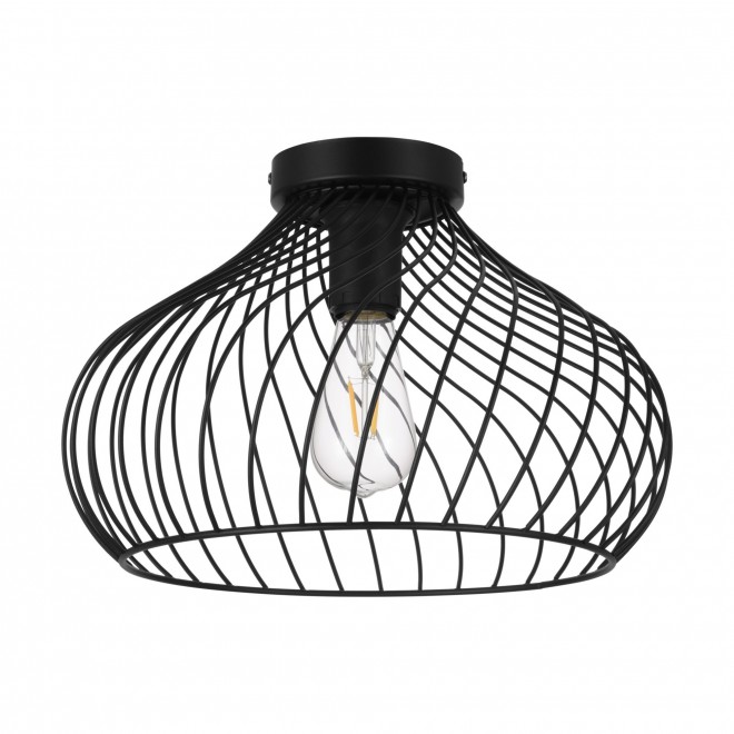 EGLO 32469 | Staverton Eglo stropne svjetiljke svjetiljka 1x E27 crno