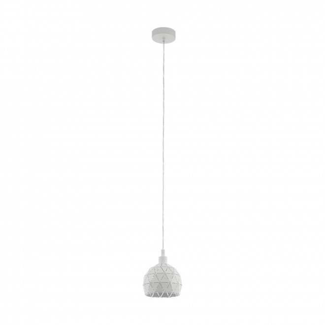 EGLO 33344 | Roccaforte Eglo visilice svjetiljka 1x E14 bijelo