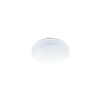 EGLO 33604 | Frania-S Eglo zidna, stropne svjetiljke svjetiljka okrugli 1x LED 1350lm 4000K bijelo, učinak kristala