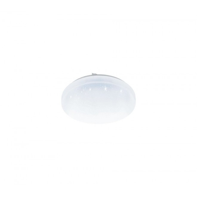 EGLO 33604 | Frania-S Eglo zidna, stropne svjetiljke svjetiljka okrugli 1x LED 1100lm 4000K bijelo, učinak kristala