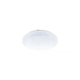EGLO 33605 | Frania-S Eglo zidna, stropne svjetiljke svjetiljka okrugli 1x LED 2000lm 4000K bijelo, učinak kristala