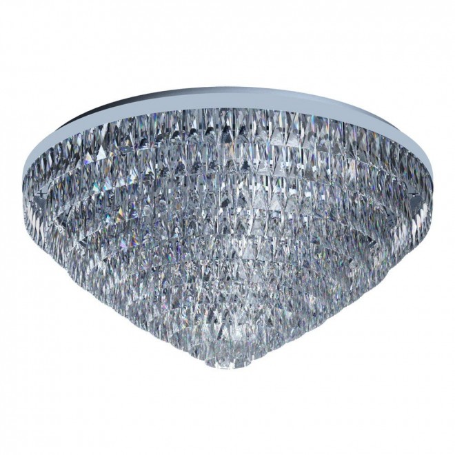 EGLO 39493 | Valparaiso Eglo stropne svjetiljke svjetiljka 25x E14 krom, kristal, prozirno