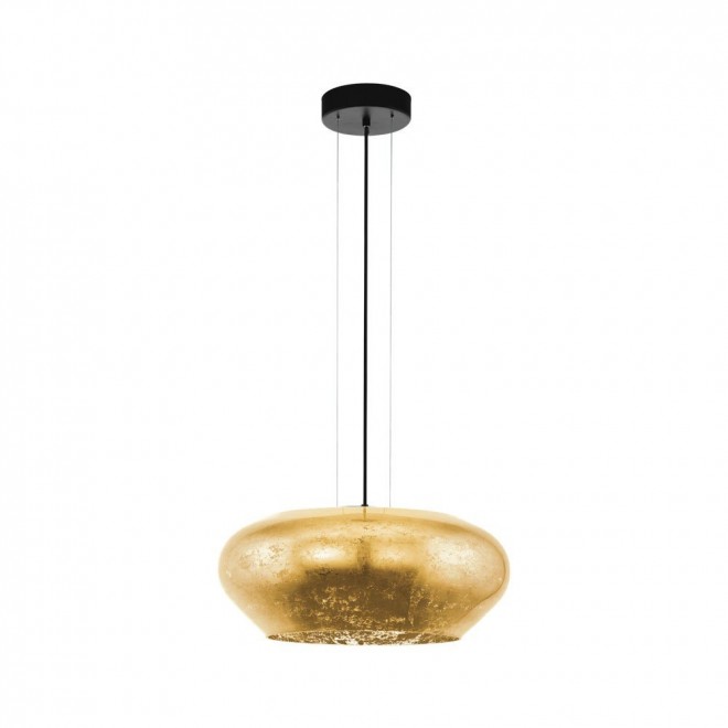 EGLO 39595 | Priorat Eglo visilice svjetiljka 3x E27 crno, zlatno