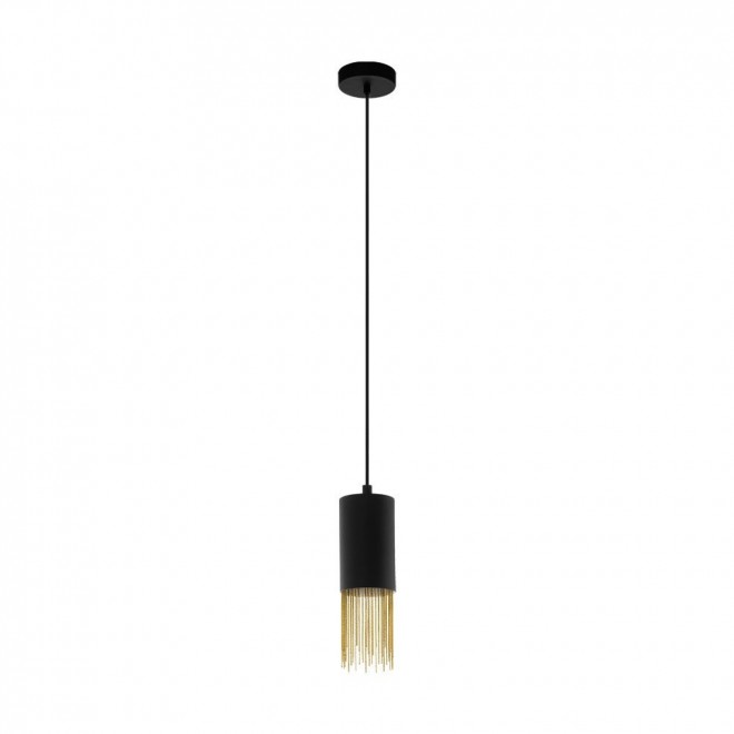 EGLO 39642 | Counuzulus Eglo visilice svjetiljka 1x E27 crno, mesing