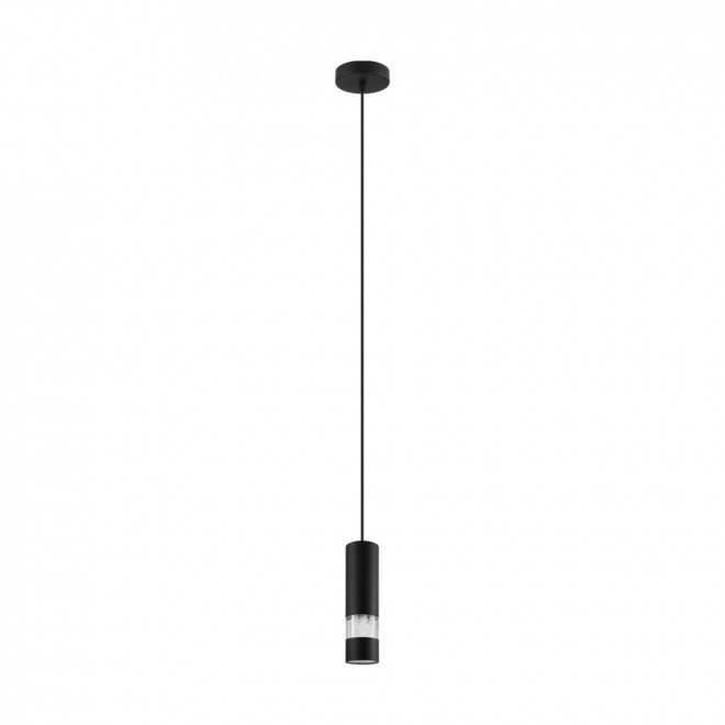 EGLO 39705 | Bernabeta Eglo visilice svjetiljka 1x GU10 400lm 3000K crno, prozirno