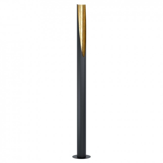 EGLO 39759 | Jabaloyas-Prebone Eglo podna svjetiljka 180,5cm sa nožnim prekidačem 1x GU10 540lm 3000K crno, zlatno