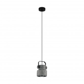 EGLO 39854 | Hilcott Eglo visilice svjetiljka 1x E27 crno, cink