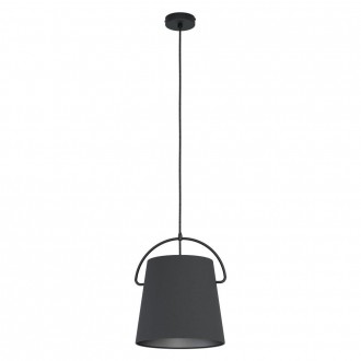 EGLO 39865 | Granadillos Eglo visilice svjetiljka 1x E27 crno