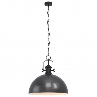 EGLO 43215 | Combwich Eglo visilice svjetiljka 1x E27 crno, krem