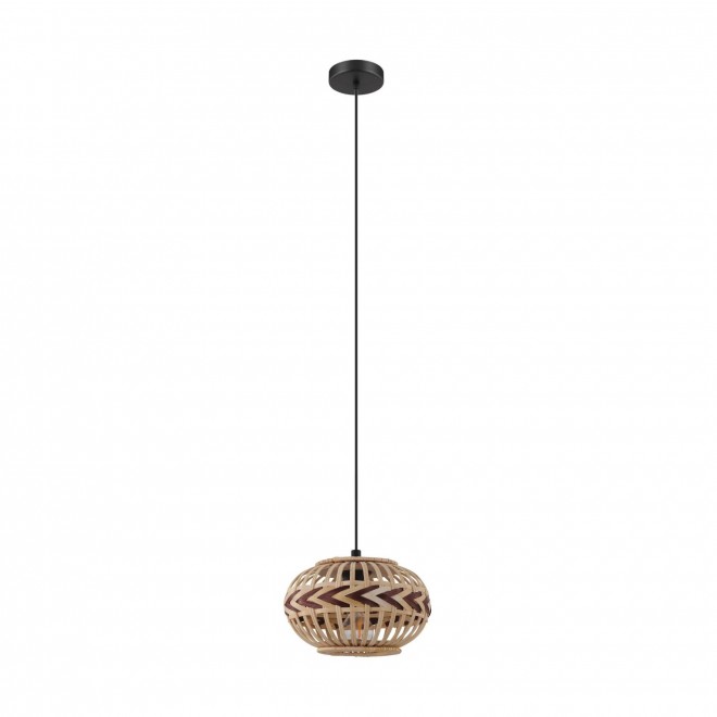 EGLO 43269 | Dondarrion Eglo visilice svjetiljka 1x E27 crno, bezbojno, burgundac