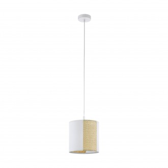 EGLO 43401 | Arnhem Eglo visilice svjetiljka 1x E27 bijelo, bezbojno