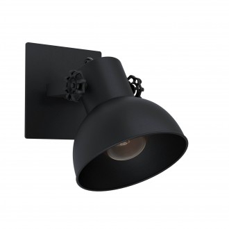 EGLO 43431 | Barnstaple Eglo spot svjetiljka elementi koji se mogu okretati 1x E27 crno