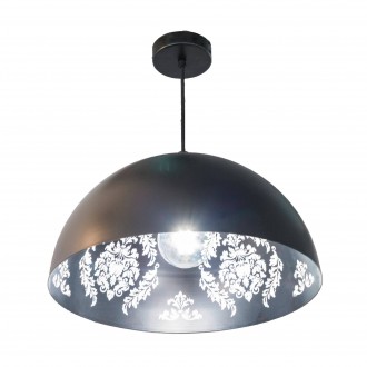 EGLO 43472 | Congresbury Eglo visilice svjetiljka 1x E27 crno, bijelo