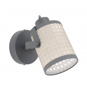 EGLO 43493 | Ruscomb Eglo spot svjetiljka elementi koji se mogu okretati 1x E27 crno, bijelo, bezbojno