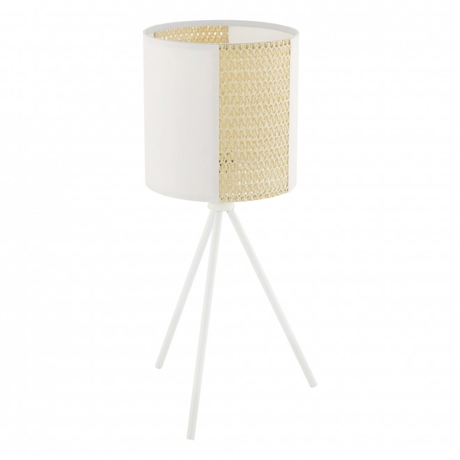 EGLO 43555 | Arnhem Eglo stolna svjetiljka 61,5cm sa prekidačem na kablu 1x E27 bijelo, bezbojno