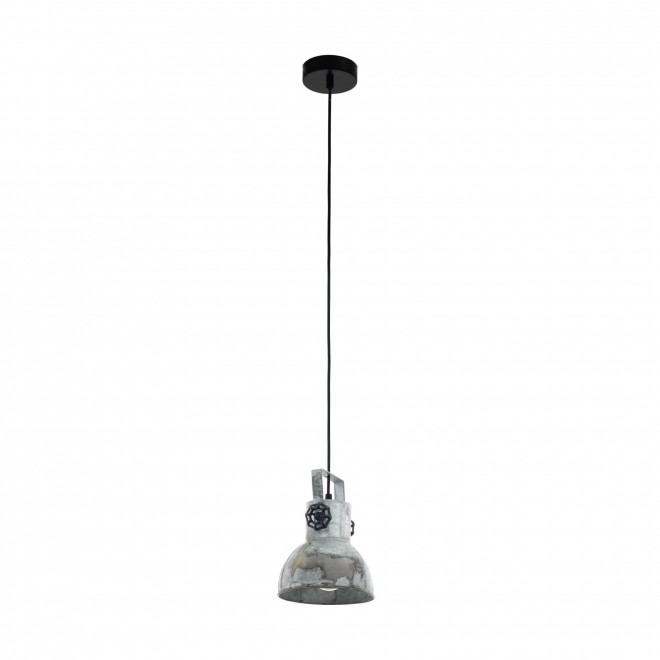 EGLO 49619 | Barnstaple Eglo visilice svjetiljka 1x E27 braon antik, crno, antički cink