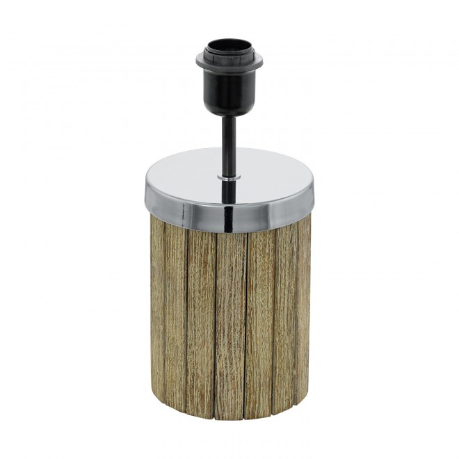 EGLO 49795 | Thornhill Eglo stolna svjetiljka - bez sjenila 29,5cm sa prekidačem na kablu 1x E27 smeđe, crno, krom
