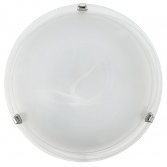 EGLO 7184 | Salome Eglo zidna, stropne svjetiljke svjetiljka okrugli 2x E27 krom, alabaster