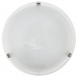 EGLO 7186 | Salome Eglo zidna, stropne svjetiljke svjetiljka okrugli 1x E27 krom, alabaster