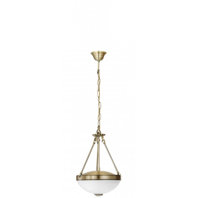 EGLO 82747 | Savoy Eglo visilice svjetiljka 2x E27 bronca, bijelo