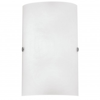 EGLO 85979 | Troy3 Eglo zidna svjetiljka 1x E14 poniklano mat, bijelo, saten