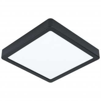 EGLO 900109 | EGLO-Connect-Z-Fueva Eglo zidna, stropne svjetiljke smart rasvjeta četvrtast zvučno upravljanje, jačina svjetlosti se može podešavati, sa podešavanjem temperature boje, može se upravljati daljinskim upravljačem 1x LED 2100lm 2700 <-> 6