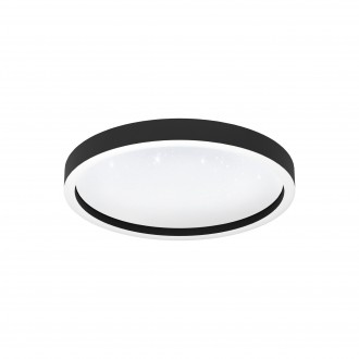 EGLO 900411 | EGLO-Connect-Z-Montemorelos Eglo stropne svjetiljke smart rasvjeta okrugli zvučno upravljanje, jačina svjetlosti se može podešavati, sa podešavanjem temperature boje, promjenjive boje, može se upravljati daljinskim upravljačem 1x LED 2150lm 