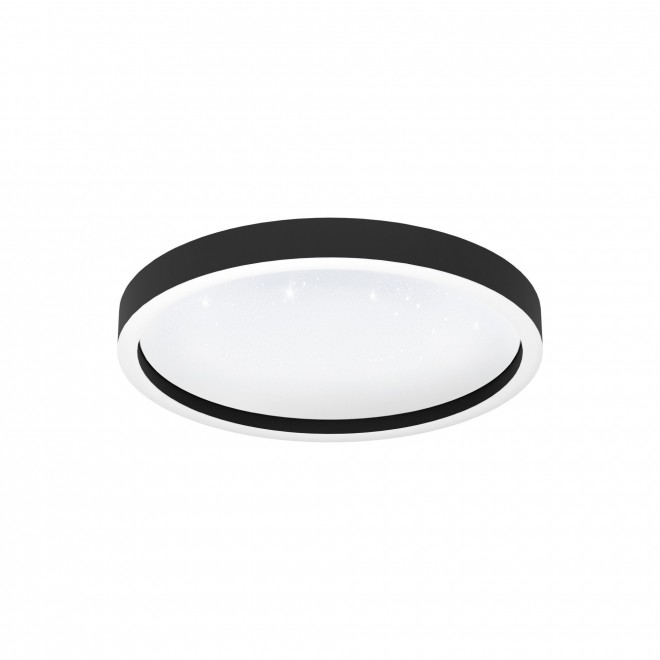 EGLO 900411 | EGLO-Connect-Z-Montemorelos Eglo stropne svjetiljke smart rasvjeta okrugli zvučno upravljanje, jačina svjetlosti se može podešavati, sa podešavanjem temperature boje, promjenjive boje, može se upravljati daljinskim upravljačem 1x LED 2150lm 