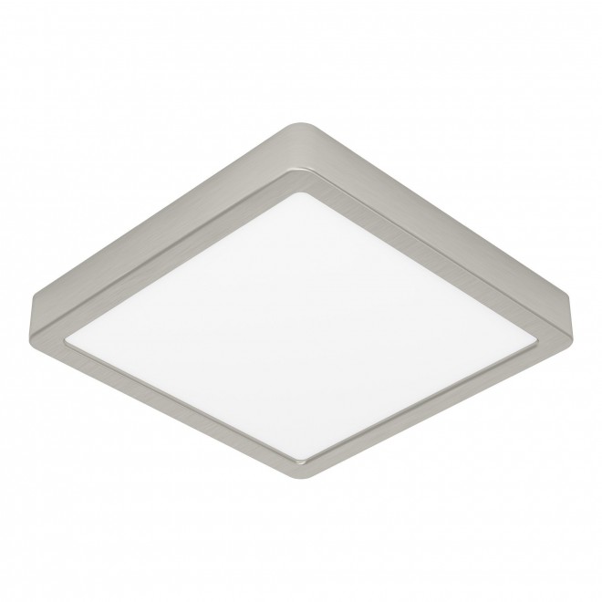 EGLO 900594 | Fueva-5 Eglo zidna, stropne svjetiljke LED panel četvrtast jačina svjetlosti se može podešavati 1x LED 2000lm 3000K satenski nikal, opal
