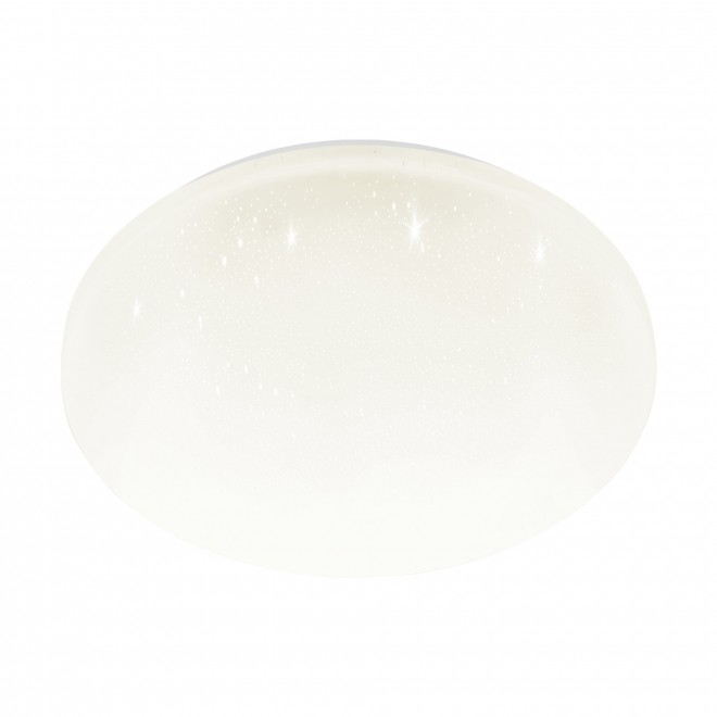 EGLO 900619 | Frania-S Eglo zidna, stropne svjetiljke svjetiljka okrugli 1x LED 1850lm 3000K IP44 bijelo, opal, učinak kristala