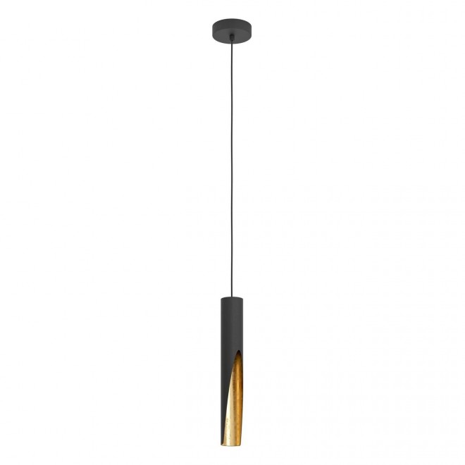 EGLO 900872 | Barbotto Eglo visilice svjetiljka šipka 1x GU10 345lm 3000K crno, zlatno