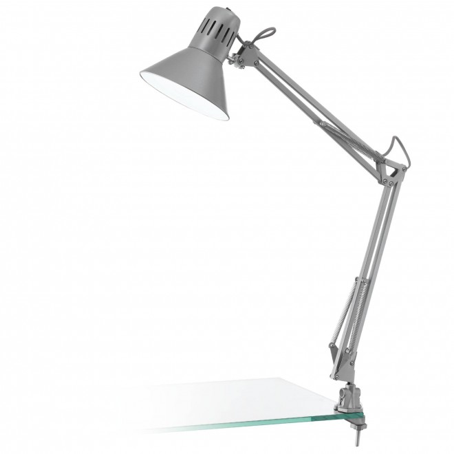EGLO 90874 | Firmo Eglo sa navojem svjetiljka s prekidačem elementi koji se mogu okretati 1x E27 srebrno, bijelo