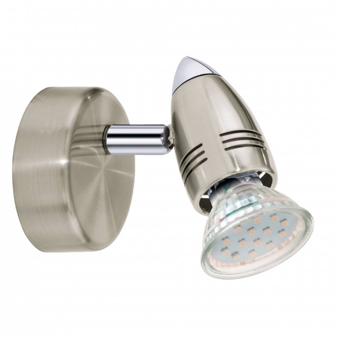 EGLO 92641 | Magnum-LED Eglo spot svjetiljka elementi koji se mogu okretati 1x GU10 240lm 3000K poniklano mat, krom