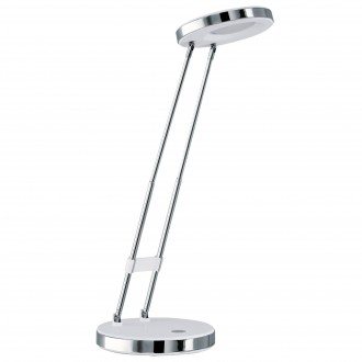 EGLO 93077 | Gexo Eglo stolna svjetiljka 32cm s prekidačem s podešavanjem visine 1x LED 220lm 3000K krom, bijelo