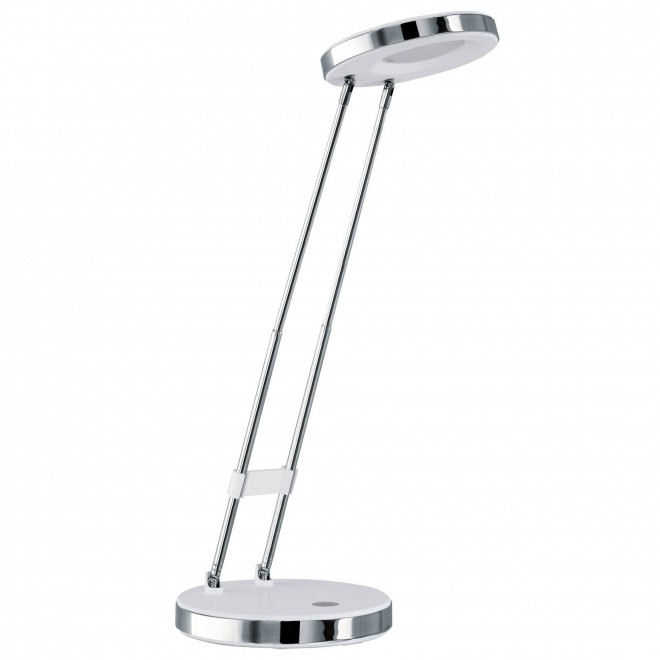 EGLO 93077 | Gexo Eglo stolna svjetiljka 32cm s prekidačem s podešavanjem visine 1x LED 220lm 3000K krom, bijelo