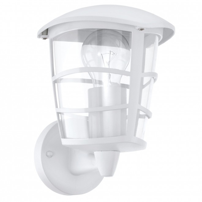 EGLO 93094 | Aloria Eglo zidna svjetiljka 1x E27 IP44 bijelo, prozirna