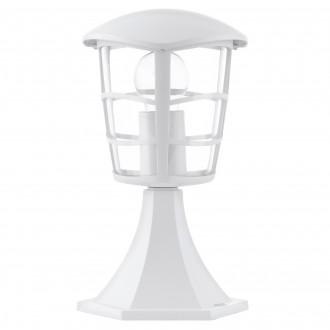 EGLO 93096 | Aloria Eglo podna svjetiljka 30cm 1x E27 IP44 bijelo, prozirna