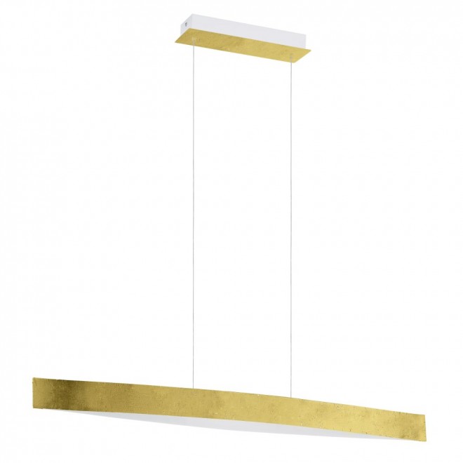 EGLO 93341 | Fornes Eglo visilice svjetiljka 1x LED 1800lm 3000K zlatno, bijelo