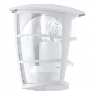 EGLO 93403 | Aloria Eglo zidna svjetiljka 1x E27 IP44 bijelo, prozirna