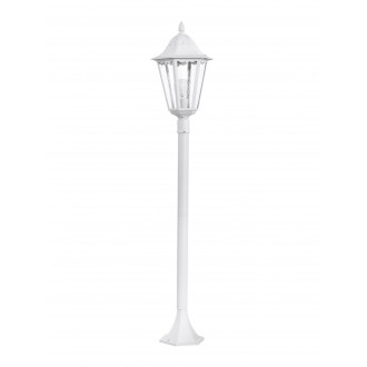 EGLO 93452 | Navedo Eglo podna svjetiljka 120cm 1x E27 IP44 bijelo, prozirna