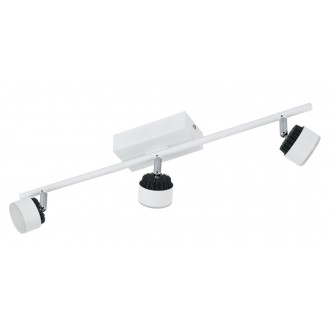 EGLO 93854 | Armento Eglo spot svjetiljka elementi koji se mogu okretati 3x LED 1620lm 3000K bijelo, crno