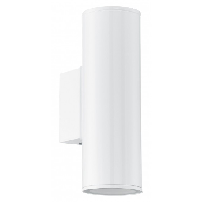 EGLO 94101 | RigaLED2 Eglo zidna svjetiljka cilindar 2x GU10 480lm 3000K IP44 bijelo