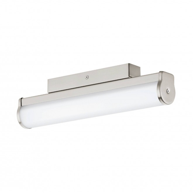 EGLO 94715 | Calnova Eglo zidna svjetiljka 1x LED 770lm 4000K IP44 poniklano mat, bijelo