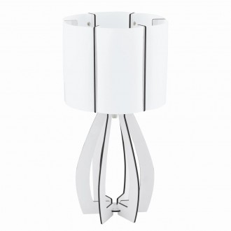 EGLO 94948 | Tindori Eglo stolna svjetiljka 45cm sa prekidačem na kablu 1x E27 bijelo