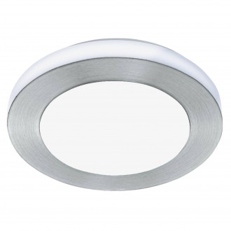 EGLO 94967 | Carpi-LED Eglo zidna, stropne svjetiljke svjetiljka okrugli 1x LED 950lm 3000K IP44 brušeni aluminij, bijelo
